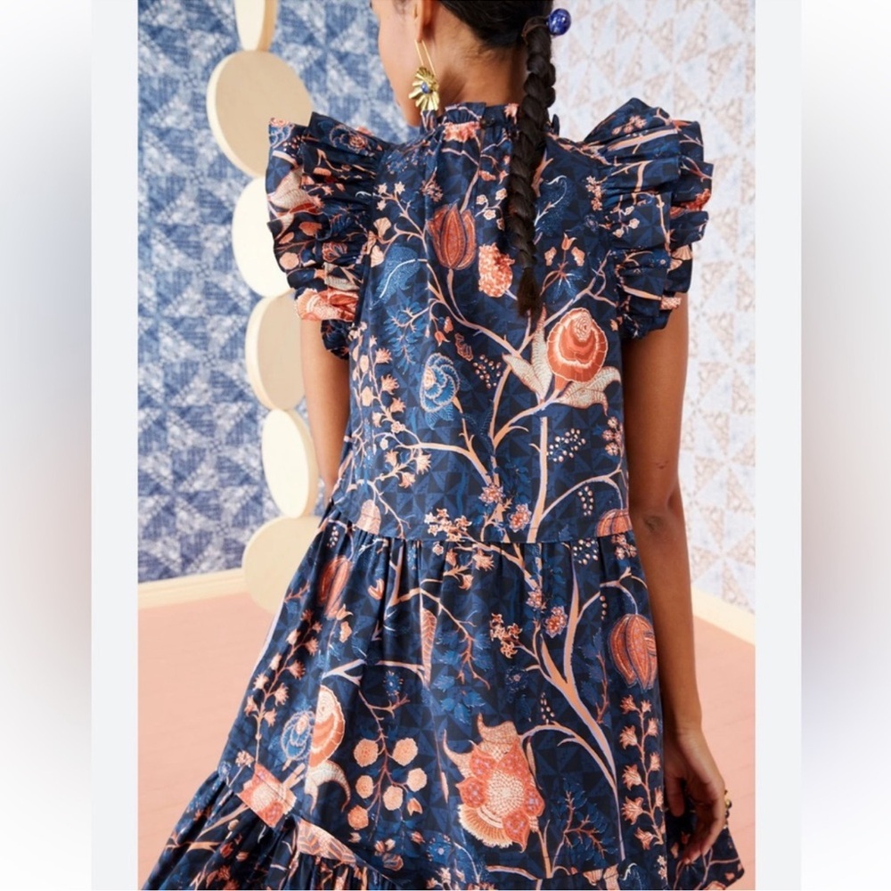 EUC Ulla Johnson Eden Ruffle dress 6 - Picture 2 of 16